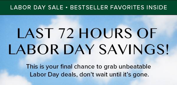 Labor Day Sale